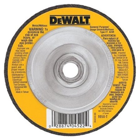Dewalt DeWalt 115-DW4514 General Purpose|4-1-2 Inch X 1-4 Inch X 7-8 Inch General Purpose Metal Grinding Wheel 115-DW4514